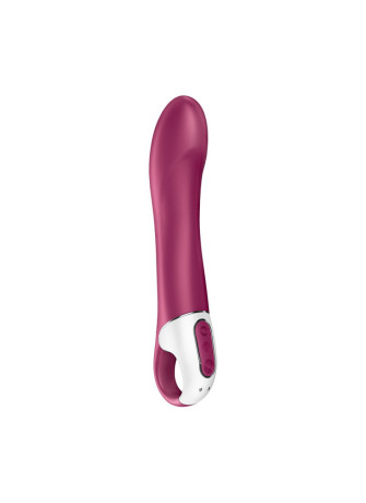 Vibromasseur chauffant connecté USB rouge Big Heat Satisfyer - CC597784